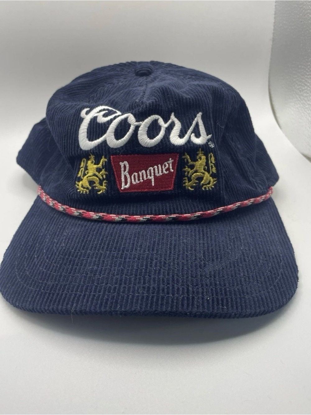 Coors Banquet Navy Corduroy Hat - Men's Baseball Cap